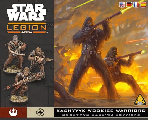 Asmodee | Star Wars Legion: Kashyyyk Wookiee Warriors | Miniatures Game Expansion | Ages 14+ | 2 Players | 90 Minutes Playing Time