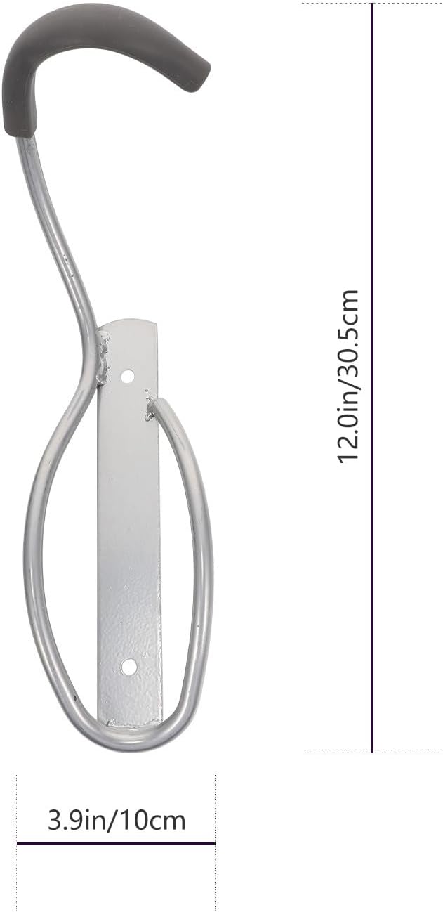Estante de pared para bicicleta Homoyoyo soporte de pared en acero grueso interior almacenamiento en garaje miniatura 3