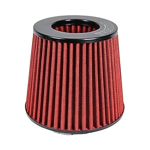 Kyostar Universal Red 3.5 Inch 89mm Air Intake Cone Filter Replacement Quality Dry Air Filter