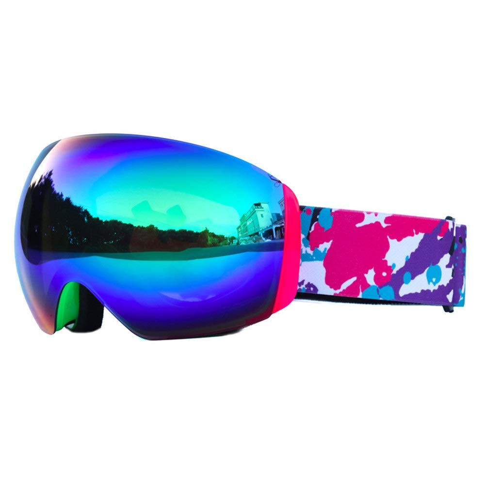 Occhiali da Sci con Protezione UV antiappannamento per Uomo Donna Giovane Sport Invernali sulla Neve Occhiali da Snowboard Occhiali da Sci Snowboard Jet Snow