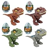 jurassic world 2 huevo sorpresa - Colores brillantes y diferentes estilos, vienen con 4 estilos diferentes y dragones de colores brillantes.