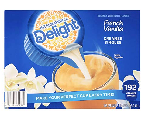 International Delight French Vanilla Liquid Creamer Portion Cups 192ct