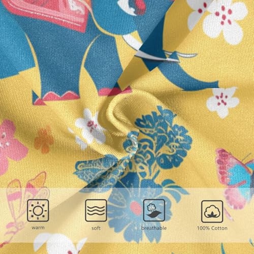 KLL Elephant Butterfly Toddler Boy Pure Cotton Nighttime Underwear Cute Children Panties3