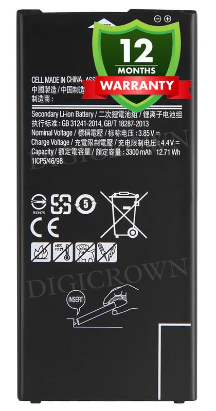 Image of Original EB-BG610ABE Battery Compatible for Samsung Galaxy On Max (SM-G615F) - (3300mAh) - 1 Year Warranty