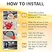 BeeGo Oven Lock – Baby Proofing Safety Lock for Oven Doors & Stoves, 3M VHB Adhesive, No-Drill, Heat-Resistant, 1 Pack, Easy Install, Black
