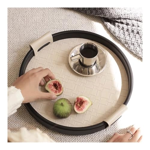 Plateau rotatif d'aromathérapie blanc pour bijoux et clés