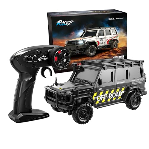 ARRISHOBBY 1:43 ���W�R���N���[���[ 4WD�I�t���[�h�J�[ �A�v������ �f�X�N�g�b�v���W�R�� �t���v���|�[�V�����i�� �f���A���{�f�B�V�F�� �Ɨ��T�X�y���V���� �Z�K�F�؍ς�