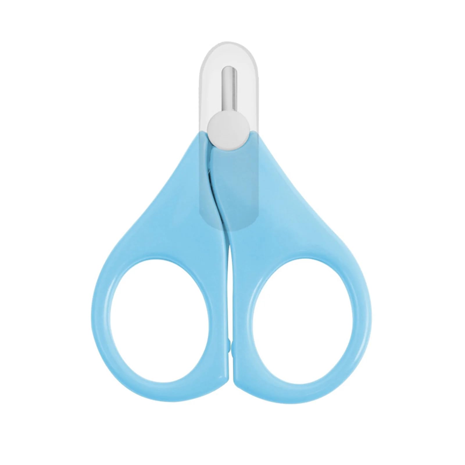 Baby Nail Scissors with Stainless Steel Cutting Surface, Safe Newborn Nail Trimmer, 7.2cm x 5.8cm-picture-28