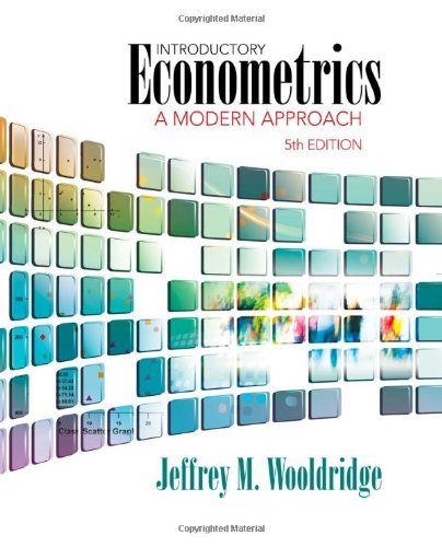 Introductory Econometrics : A Modern Approach 5th Edition (Not Textbook, Access Code Only)by Jeffrey M. Wooldridge (2012)