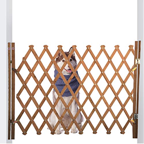 最安値 蜂の巣 木製 ペットゲート 伸縮可能 ペットフェンス アコーディオンフェンス 間仕切り 庭 フェンス ドア付き あかちゃん ガードフェンス スプライス可能 室内室外 設置可能 ブラウン 幅広い 54 2cm Xl の価格比較