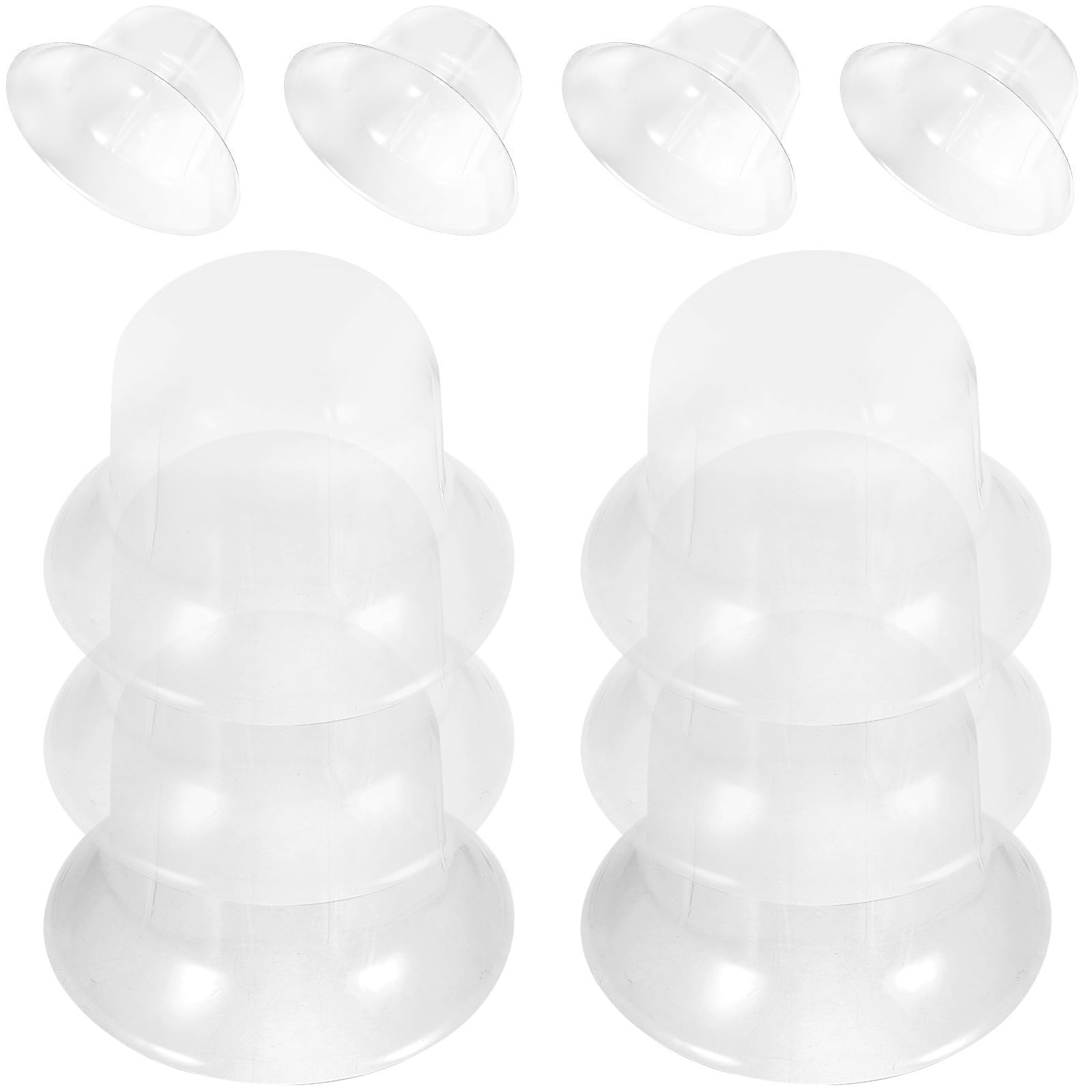 Uonlytech Soporte Almacenamiento Interior Pescador Sombreros de Plástico de de Pesca para Pvc, 10 Piezas para Exhibición y Conveniente de Gorros