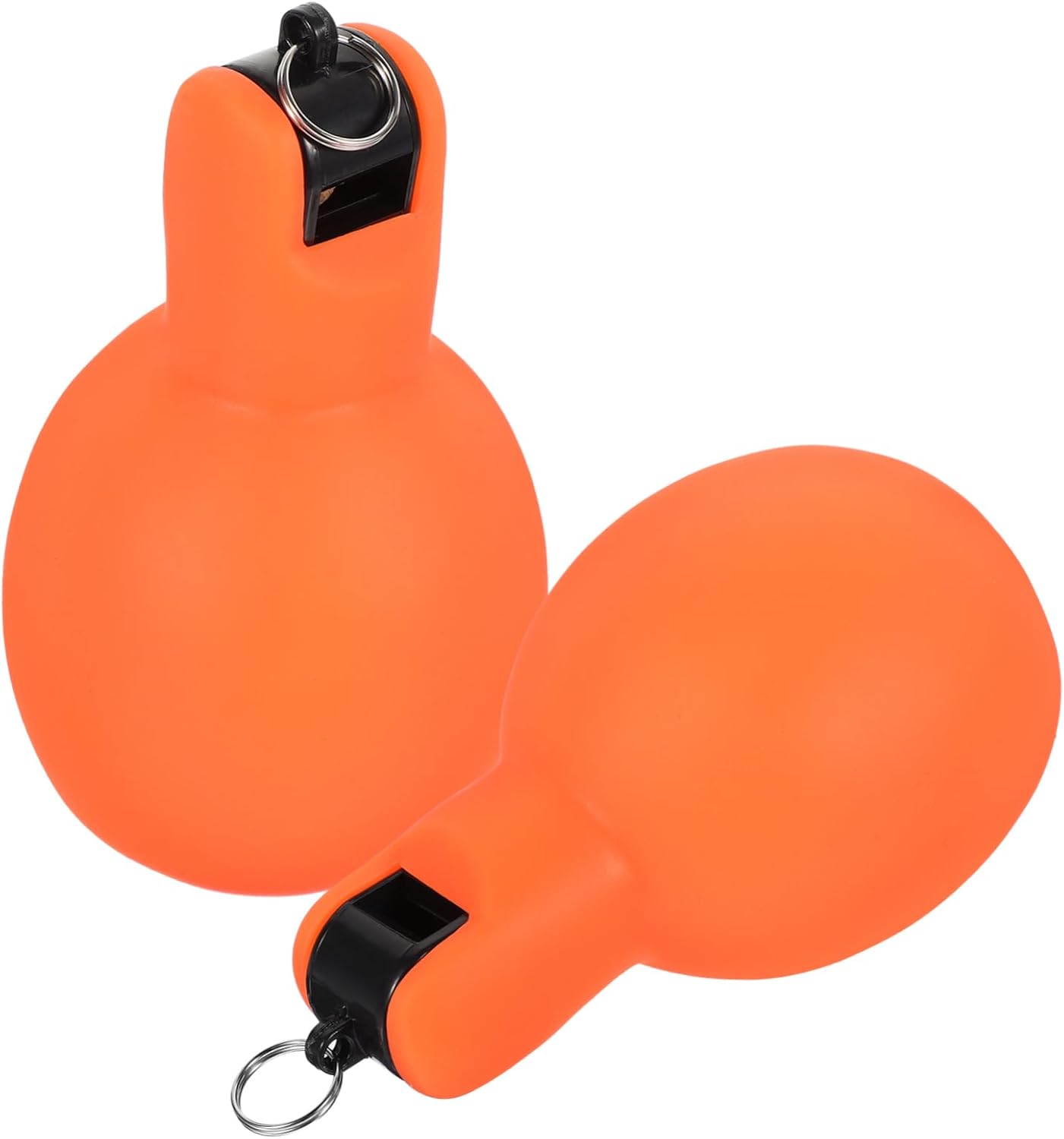 4 Pcs Outdoor Whistle Hiking Squeeze Whistle Camping Whistle Outdoor Hand Whistle Emergency Whistle