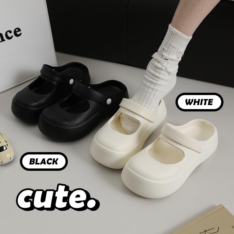 Summer girly slippers for outdoor wear thick-soled home EVA beach slippers for women2