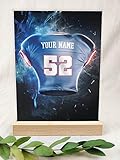 🎁【Personalisiertes Geschenk】Diese Tafel ist das perfekte: personalisierbares Geschenk, Fussball Geschenk, Fangeschenk, Geschenk für Fans, Geburtstagsgeschenk, Ostergeschenk, Geschenk zum Kindergeburtstag