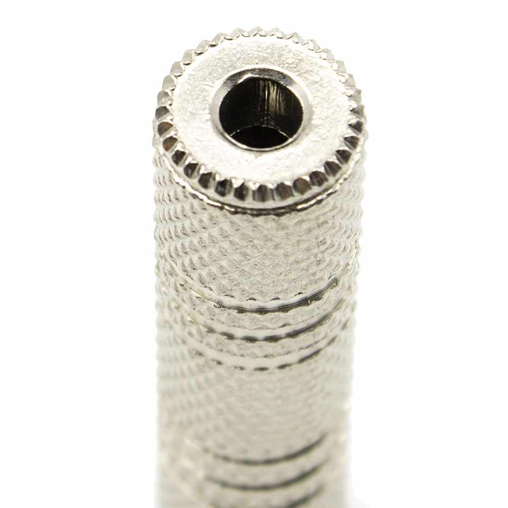 TECHZOCO Adattatore Audio Stereo Giunto Jack 3.5 Femmina a Femmina, Estensore Cavo Auricolari, 3,5 mm to 3,5 mm