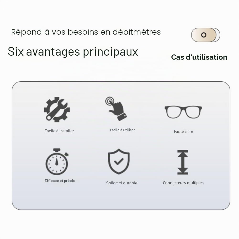 G1/4- G1 - Faible débit - Compteur numérique - Débitmètre à engrenages - Essence, hydraulique, de soja, eau facile à utiliser - 0,1-7 l/min.