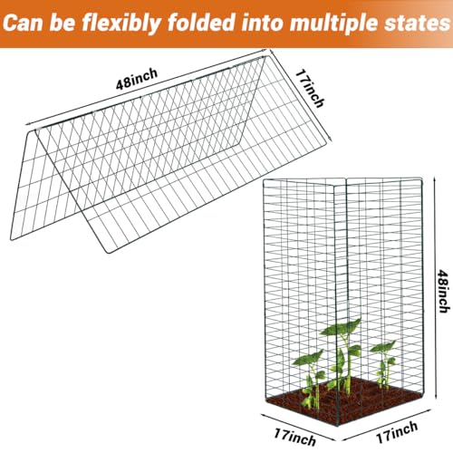 Metal-Cucumber-Trellis-FoldableGarden-Trellis-for-Climbing-Outdoor-PlantsTomato-Plant-SupportGreen-Bean-TrellisVegetable-TrellisZucchini-TrellisPlant-Holders-for-Outside-1 Metal Cucumber Trellis FoldableGarden Trellis for Climbing Outdoor PlantsTomato Plant SupportGreen Bean TrellisVegetable TrellisZucchini TrellisPlant Holders for Outside 1