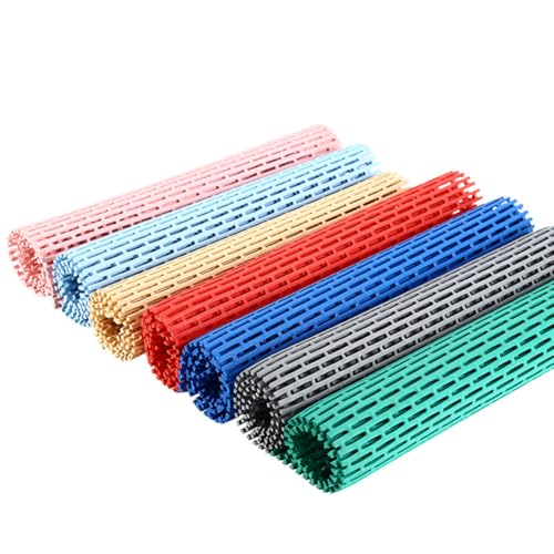Alfombrilla de baño multiusos ahuecada de goma de drenaje, alfombrilla de ducha antideslizante de PVC con drenaje, alfombrilla de baño antimoho para baño/cocina