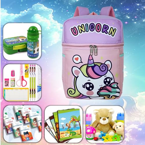 Image of Storite School Backpack for Kids Girls 8L|Stylish Durable Water-Resistant Backpack Shoulder School Bags for Girls Kids Birthday Gift