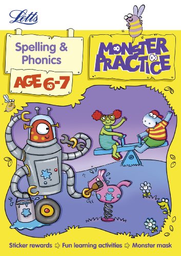 Spelling and Phonics Age 6-7 (Letts Monster