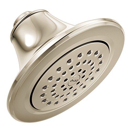Moen S6312Epnl One-Function 5-7/8" Eco-Performance Showerhead, Polished Nickel #TOP20