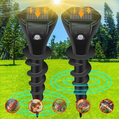 Hianifri Ultrasonic Mole Repellent Outdoor cover