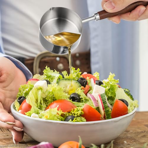 Olla pequeña para aceite OFIGAM en acero inoxidable 304 con mango aislante para cocina 8