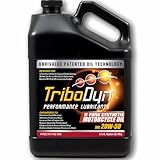 TriboDyn Patented 20W-50 Synthetic V-Twin Motorcycle Oil - Ceramic Coating Technology for Extreme Heat Resistance, Reduced Friction & Superior Wear Protection (1 Gallon, 20W-50 VTWIN)