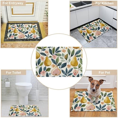 Tapis de sol moderne antidérapant intérieur extérieur