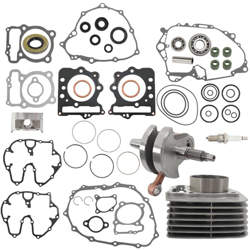 GXYWADY Engine Cylinder Crankshaft Repair Kit Piston Gaskets Replacement for Honda TRX400EX