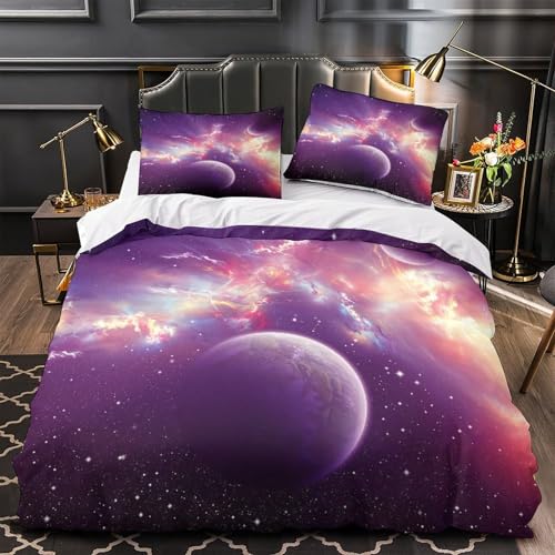 Housse de couette Espace Galactique Super King 260x220cm