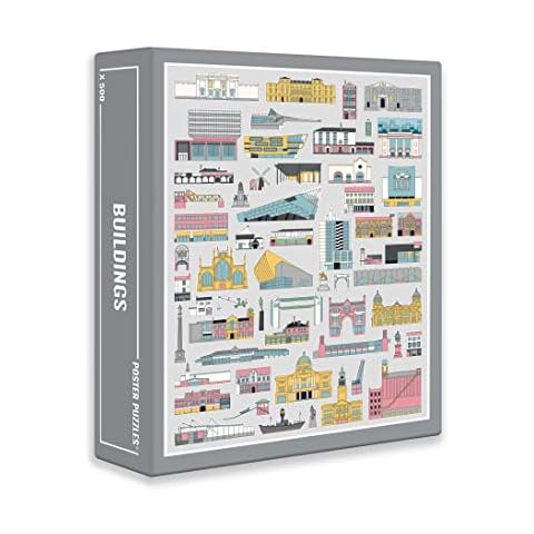 Cloudberries Buildings - Rompecabezas de Edificios de 500 Piezas Cover