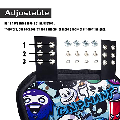 Cnpmant Sports Football Back Plate Football Backplates For Shoulder Pads Football, Rear Protector Lower Back Pads For Football Players, Lower Backs Will Be Safe And Stylish With This Sturdy Backplate. #TOP1