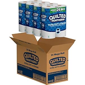 Quilted Northern Ultra Soft & Strong Toilet Paper, Bath Tissue, 24 Count