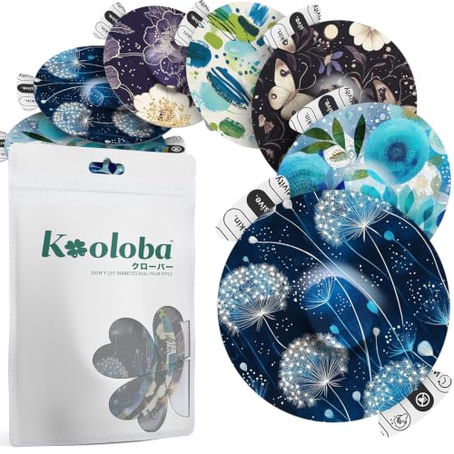 Kooloba Over Patches for Dexcom G7 & Stelo Waterproof Adhesive Patches