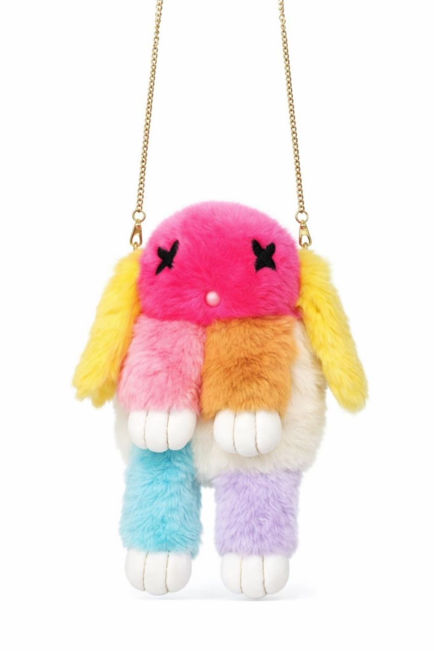 Fluffy Bunny Plush Crossbody Bag – Trendy Animal Plush Handbag for Kids and Adults-picture-12