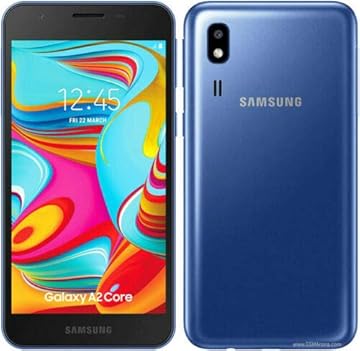SAMSUNG GALAXY A2 CORE SMARTPHONE ANDRIOD 16GB 4G LTE DUAL SIN UNLOCKED SIM FREE 1 GB RAM CAMERA BLUE FREE GIFF GAF SIM 