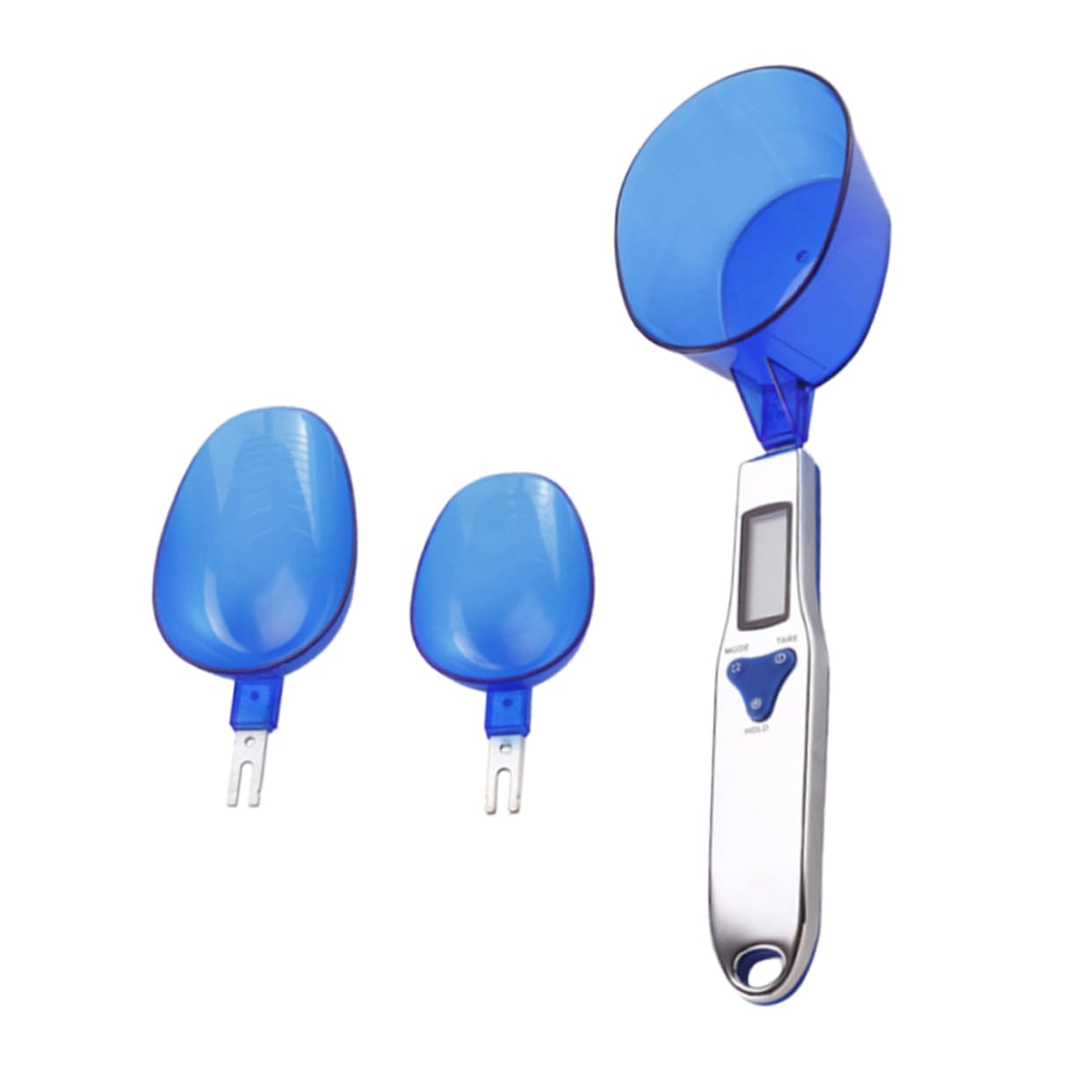 MAGICLULU 2St elektronisch digitale gewichtslöffel küche Digitale Waage für das Körpergewicht küchenmaschiene kochgeschirr Löffelwaage Löffel mit digitaler Waage ABS-Kunststoff Blue