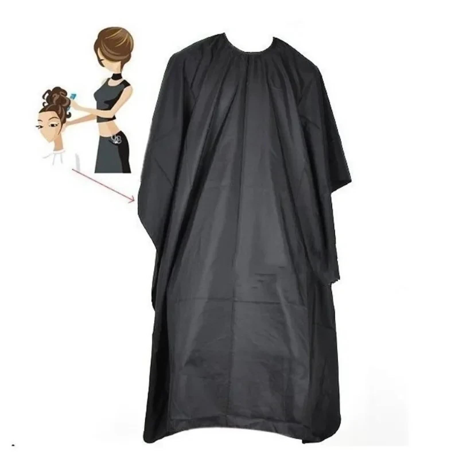 Capa de peluquería profesional, envoltura tela for peluquero, bata protectora, delantal, corte impermeable, for el cabello, 3 uds Para Peinado Cortes