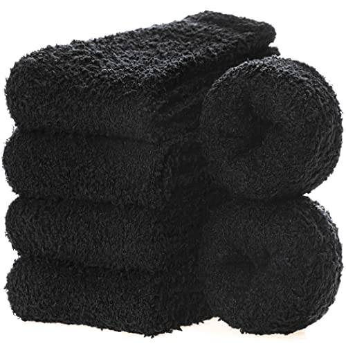 Image of FNOVCO Womens Fuzzy Socks Super Soft Fluffy Winter Warm Cozy Home Sleeping Socks