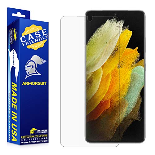 ArmorSuit MilitaryShield Screen Protector Designed for Samsung Galaxy S21 (6.2-INCH) Case Friendly Anti-Bubble HD Clear Film