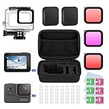 gopro kit best buy 9H Dureza Vidrio Templado y Tapa de Lente: El paquete viene con 3 paquetes de película de vidrio templado para pantalla y lente, protege su pantalla y lente de la cámara contra rasguños o cualquier daño inesperado. La tapa de la lente 2x protege su lente del polvo y los golpes, con 2 cubiertas, Una vez perdido, siempre hay una copia de seguridad.