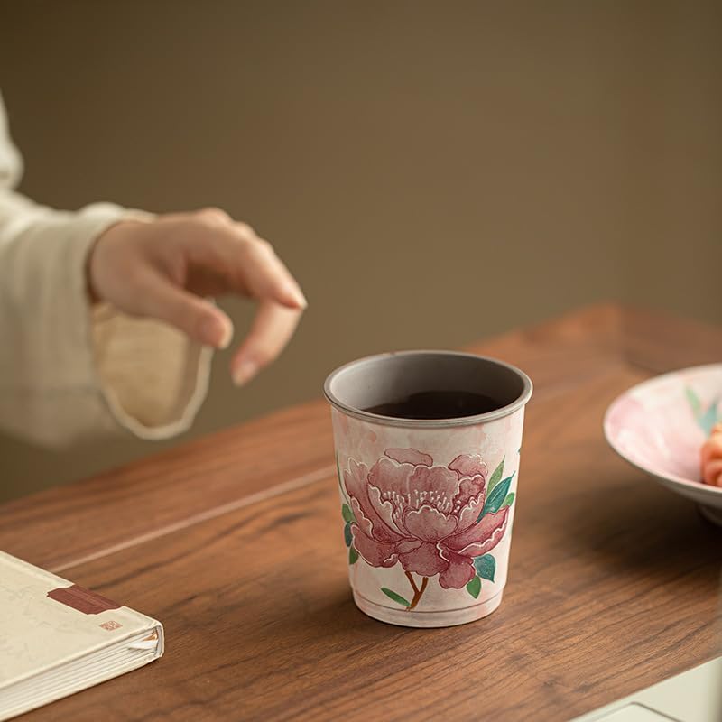 Tea Cup Old Rock Clay Pastel Teacup, Cola, Water, Ceramic Set, Master, Tasting Soaking Container