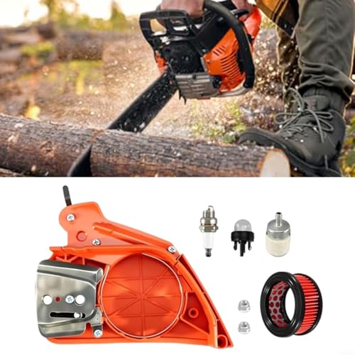 Frein de chaîne Echo CS-370 réparer levier bloqué ou usé - 5