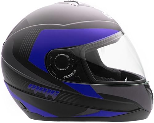 Miniatura 3 de MMG - Casco integral para motocicleta, aprobado por el DOT, 2 viseras una transparente y otra ahumada (MGAH26)