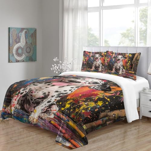Housse de couette Bouddha fermeture éclair invisible parure microfibre 3D