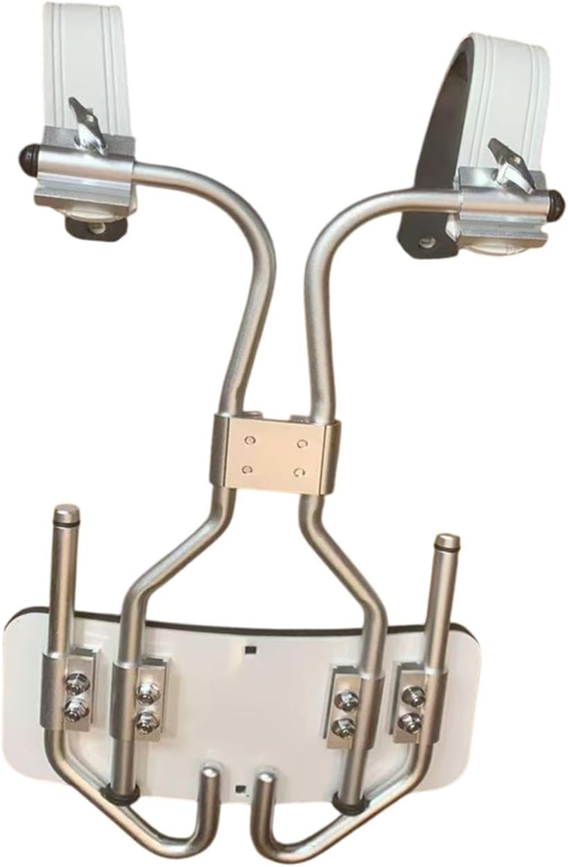 pistro Adjustable Snare Drum Harness for Marching Band - Metal Frame Shoulder Strap Carrier with Height Adjustment | Percussion Instrument Accessory (23.62"x11.02")