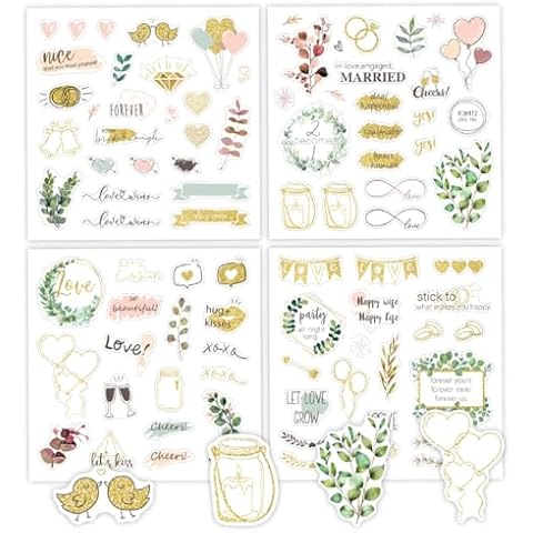 Autocollants de mariage QOMJUFA Cover