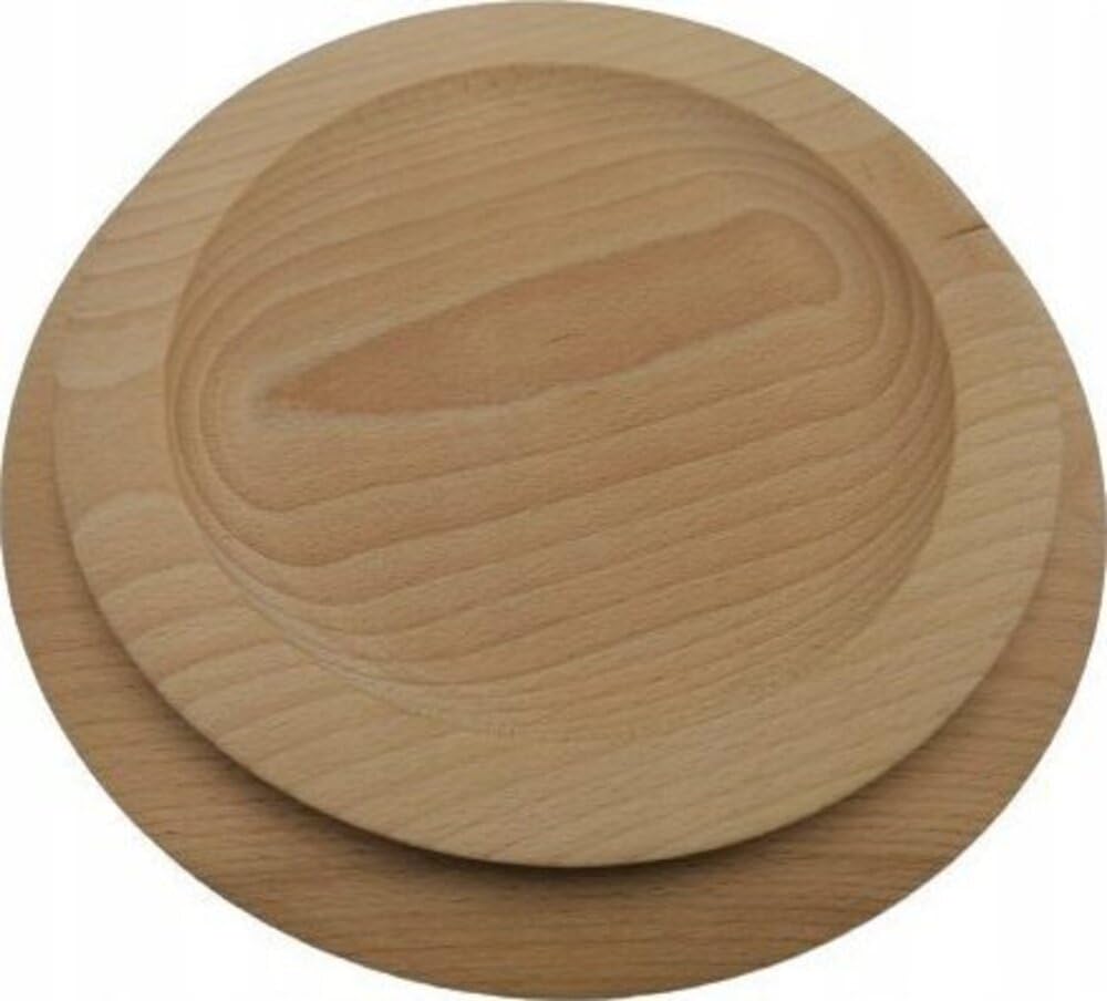Wooden World - Un set di piatti decorativi in ​​legno per servire cibi e antipasti - 25 cm & 30 cm