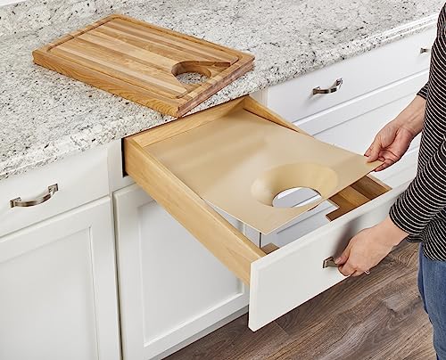 Sistema de tabla de cortar para cajón base de madera Rev-A-Shelf miniatura 2